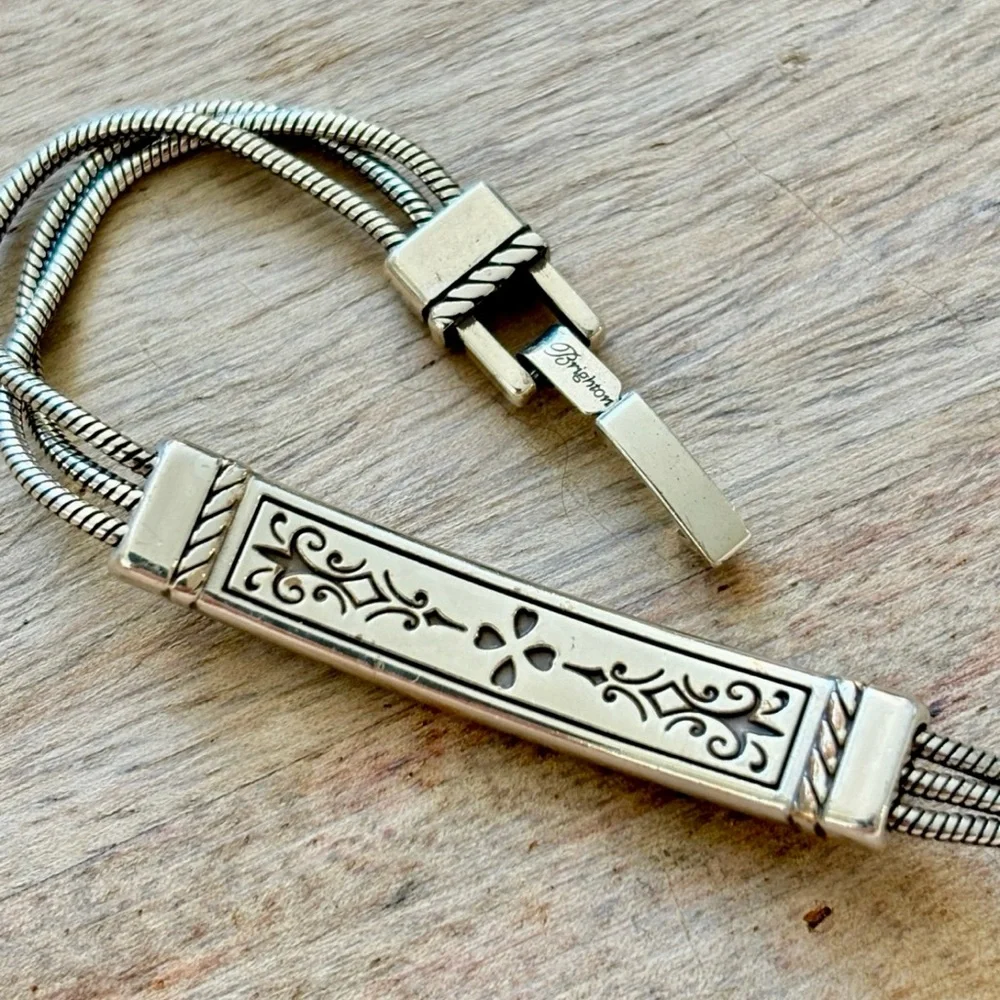 Brighton St Michael’s ID style bracelet signed - Picture 3 of 4